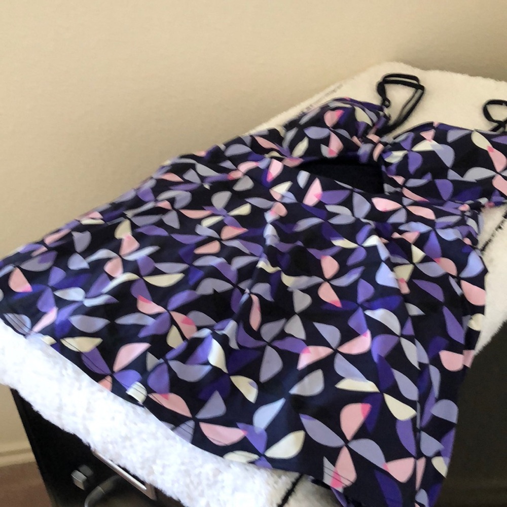 Kate spade one piece swimsuit navy blue and black